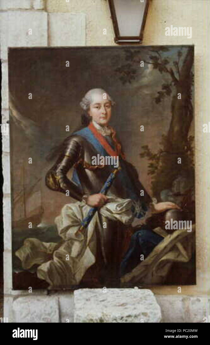 378 Louis Jean-Marie de Bourbon, duc de Penthièvre (1725-1793) Stockfoto