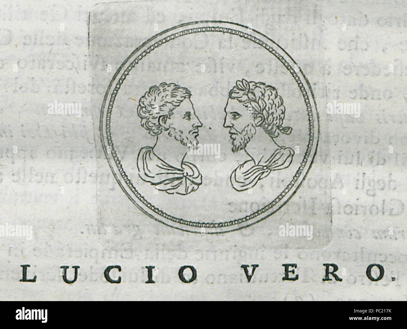 380 Lucio Vero - fanelli Francesco - 1695 Stockfoto