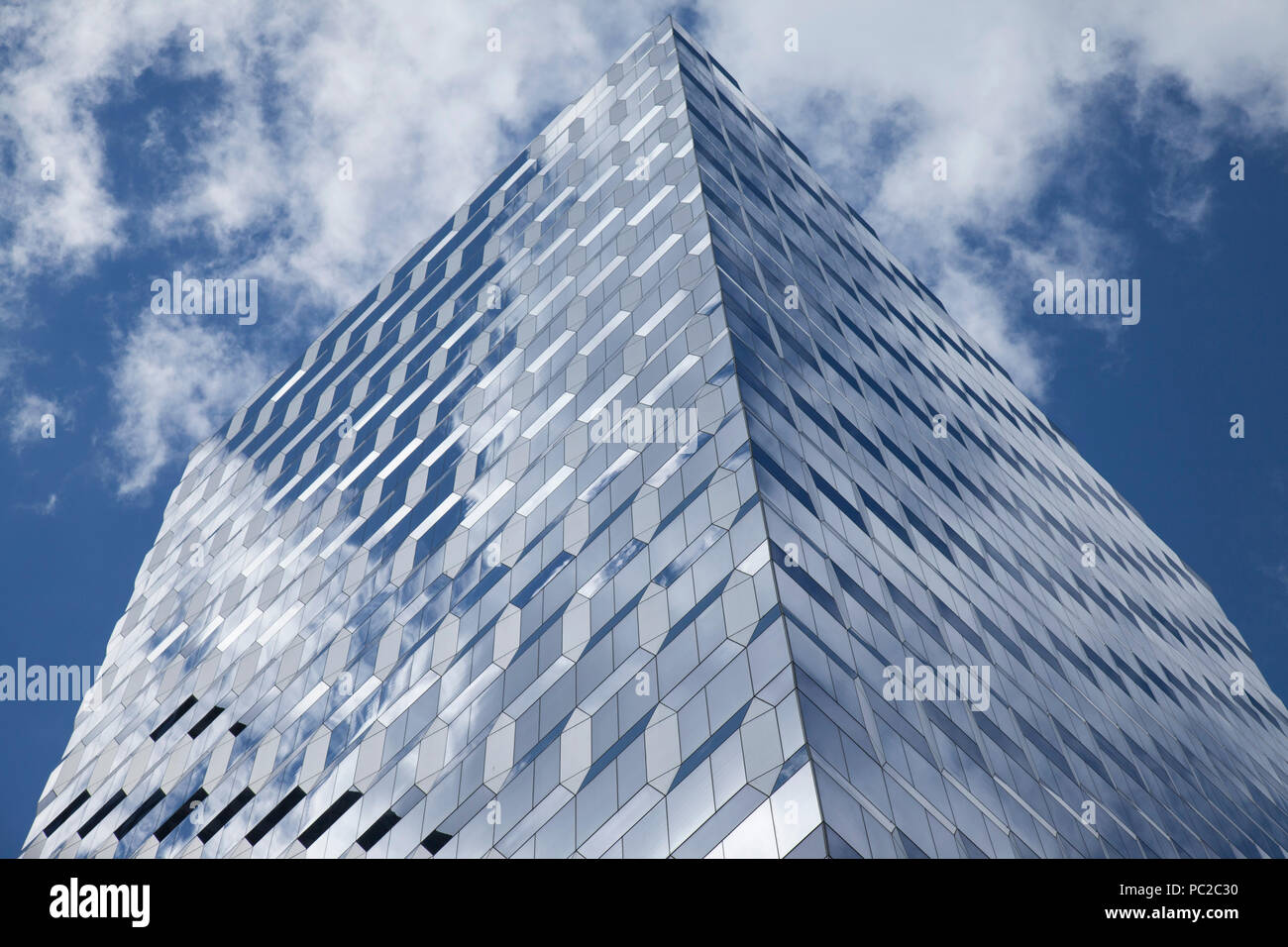 Moderne Glasarchitektur in New York City, USA Stockfoto
