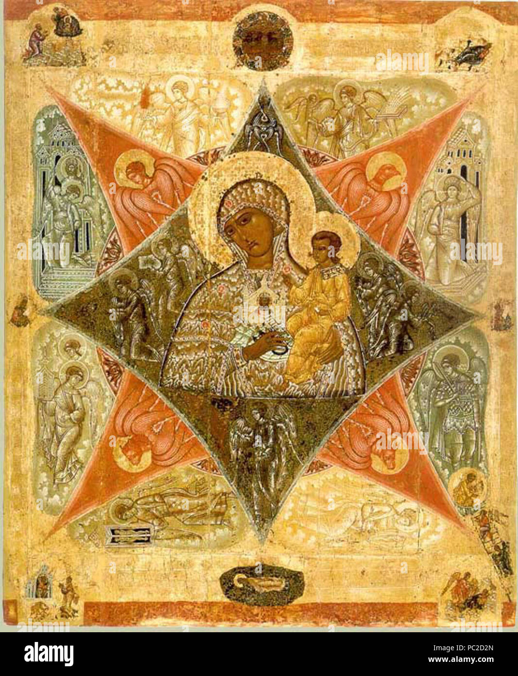 . Englisch die Ikone der Mutter Gottes