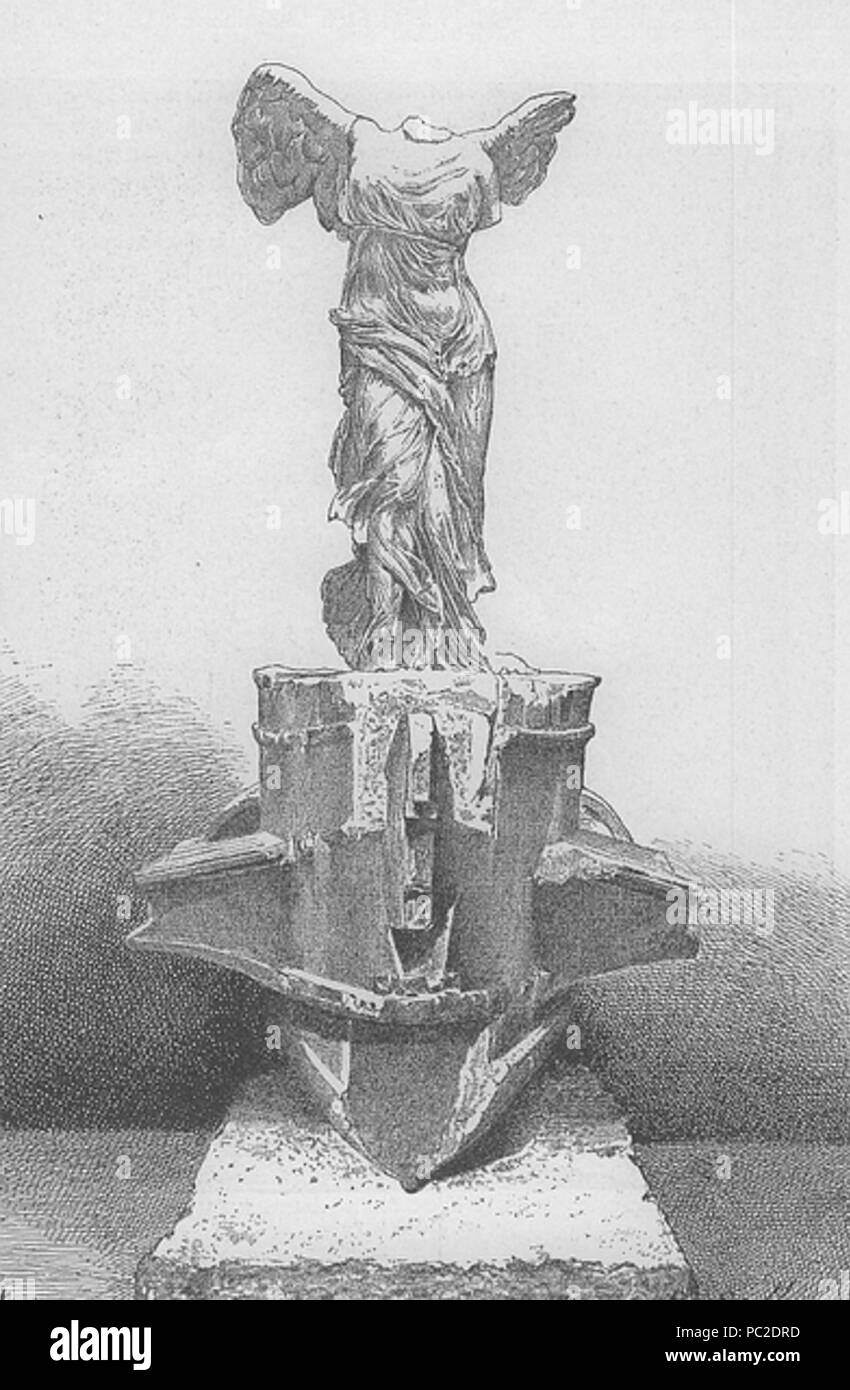 445 Nike von Samothrake Stockfoto