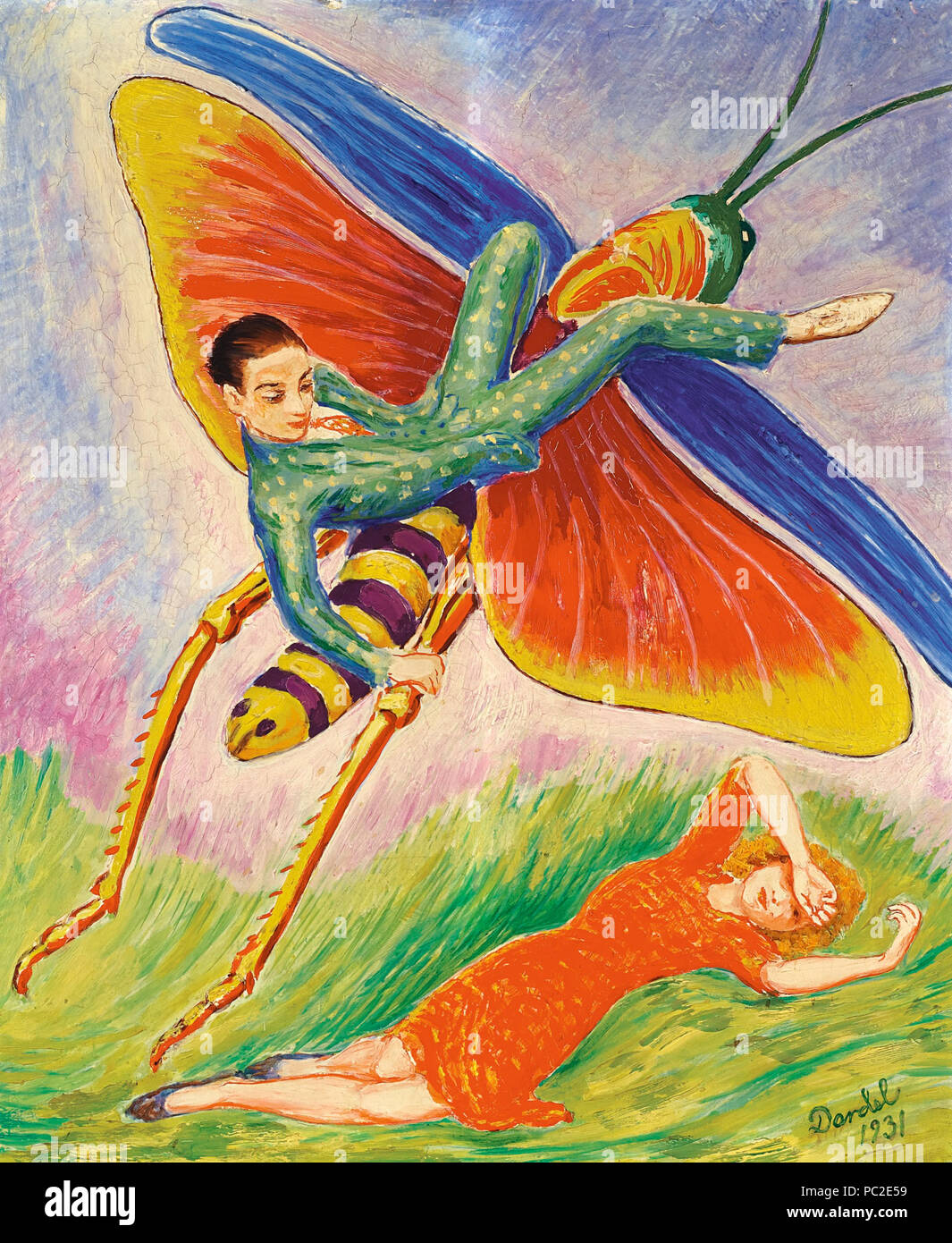 446 NILS von DARDEL "GRÄSHOPPAN" Stockfoto