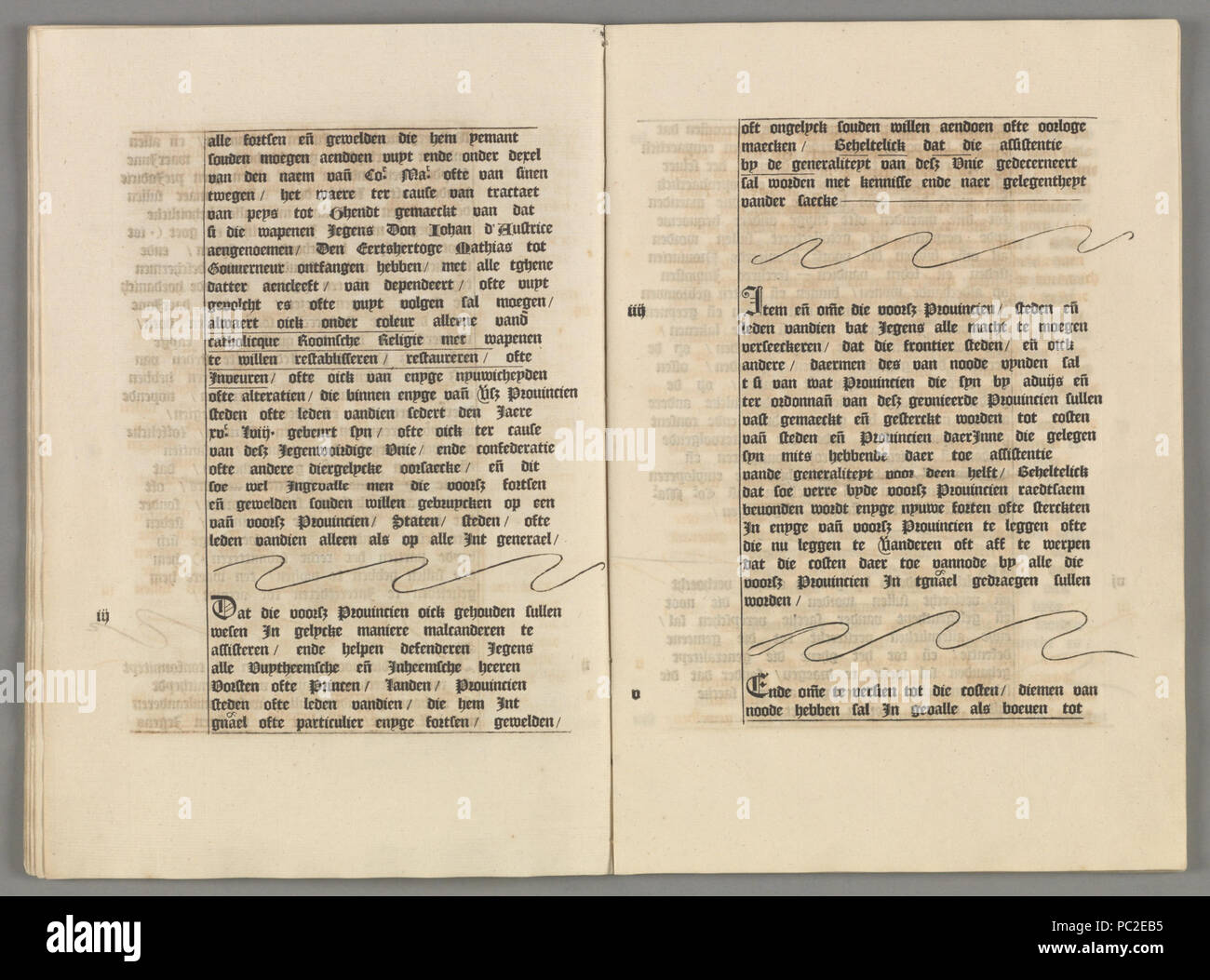 447 NL-HaNA 1.01.19 2623 033 Unie van Utrecht Stockfoto