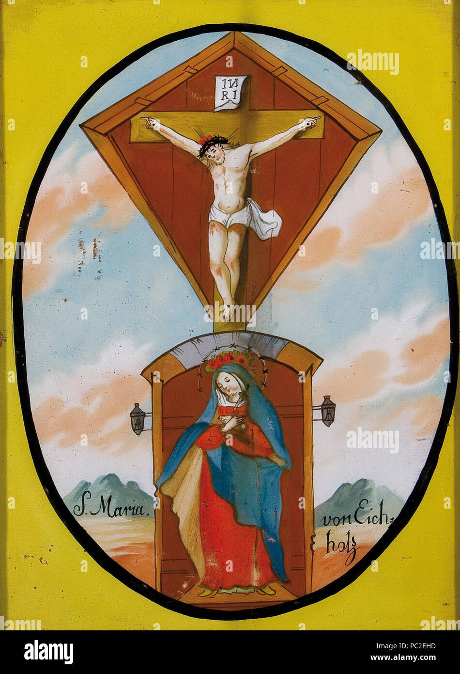 448 Noder (Workshop) Wallfahrtsgnadenbild S Maria von Eichholz Stockfoto