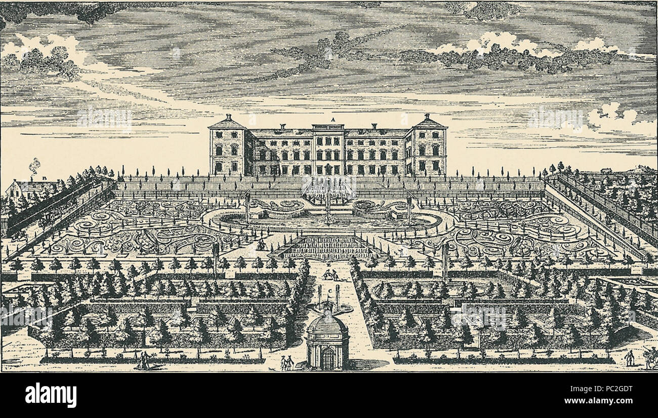 221 Frederiksberg Slot 1718 Stockfoto