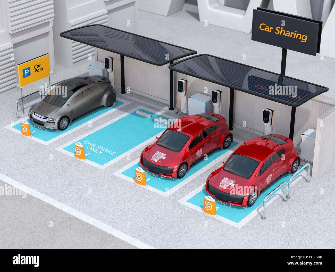 Car Sharing Was Kostet Parken www.alamy.de