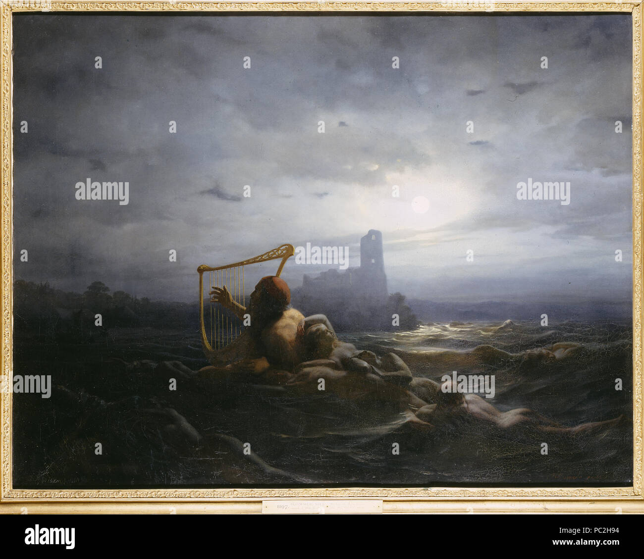 88 Die Water-Sprite und ägir's Töchter (Nils Blommér) - Nationalmuseum - 18200 Stockfoto