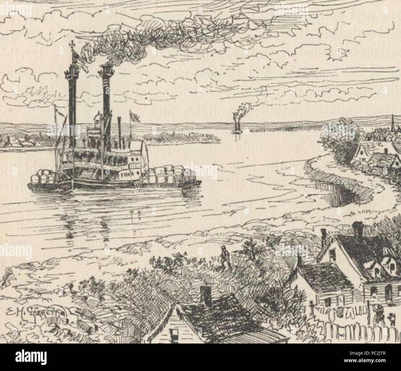 Abords de La Nouvelle-Orléans. Stockfoto