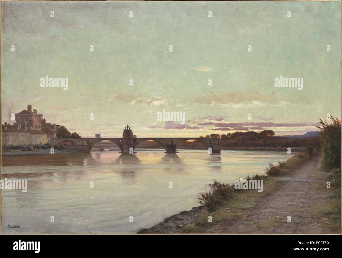 492 Pont Saint-Bénezet Saïn Paul Jean Marie Stockfoto