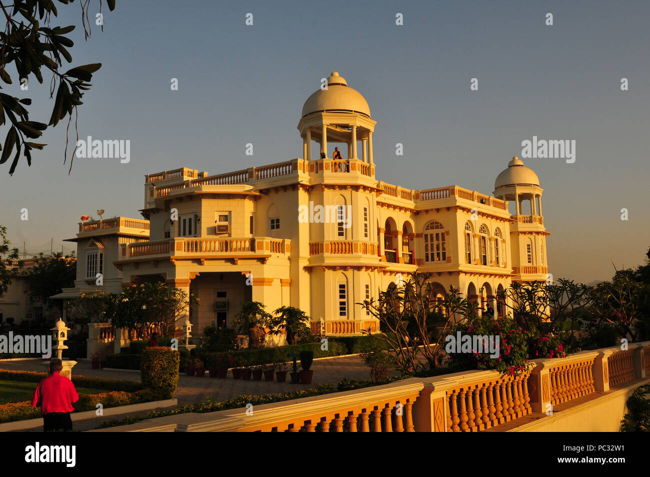 Indien: Stilvolle Balaram Heritage Hotel in Gujarat Stockfoto