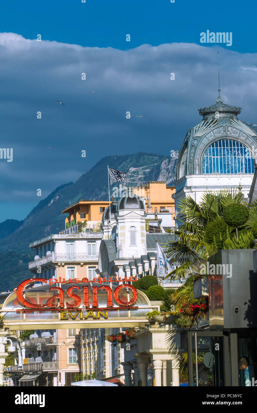 Evian-les-Bains Casino Stockfoto