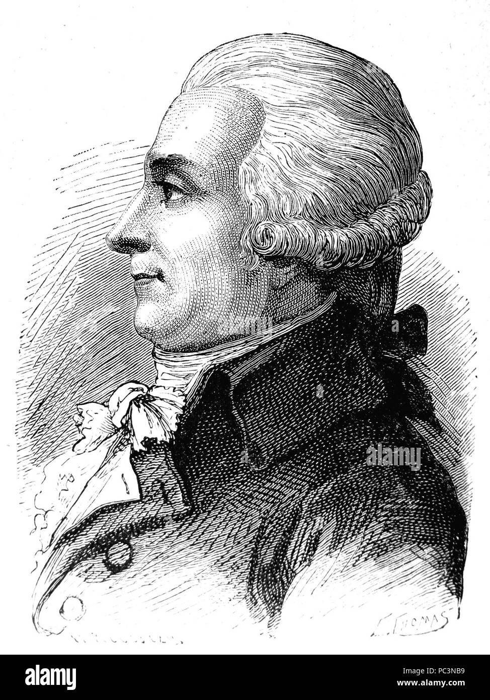 AduC182 Guyton de Morveau (L.B., Baron, 1737-1816). Stockfoto