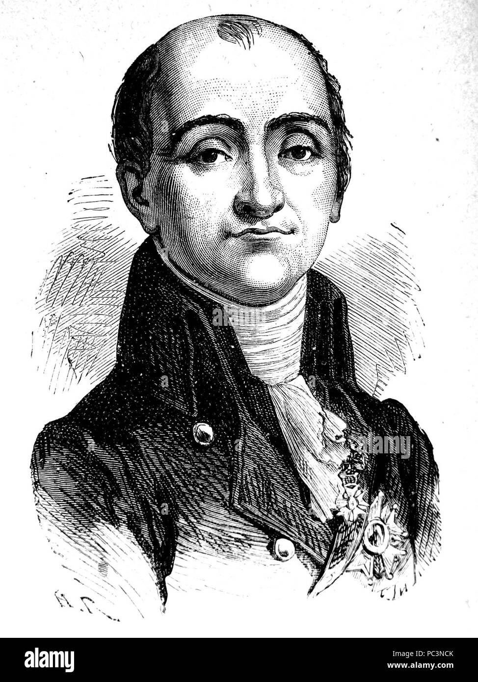 AduC196 Lacépède (B. G, E. de Laville, comte de, 1756-1825). Stockfoto