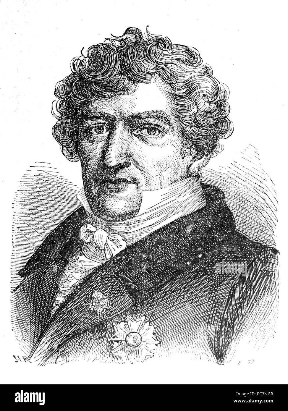 AduC239 Cuvier, G.L.C.F.D., Baron, 1769-1832). Stockfoto