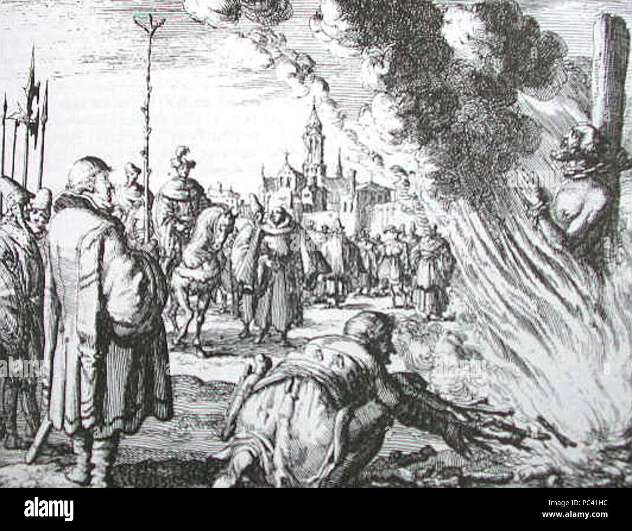 545 Scheiterhaufen 2 Stockfoto