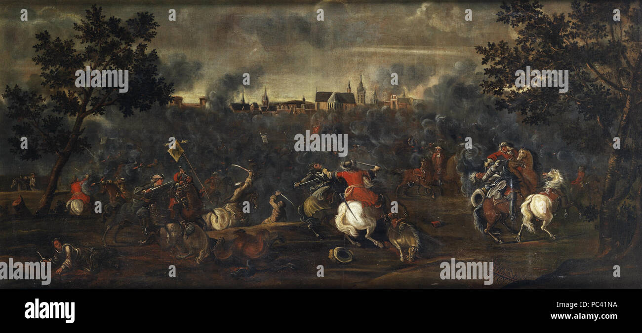 546 Schlacht 17. Jh Stockfoto 546 Schlacht 17. Jh Stockfoto