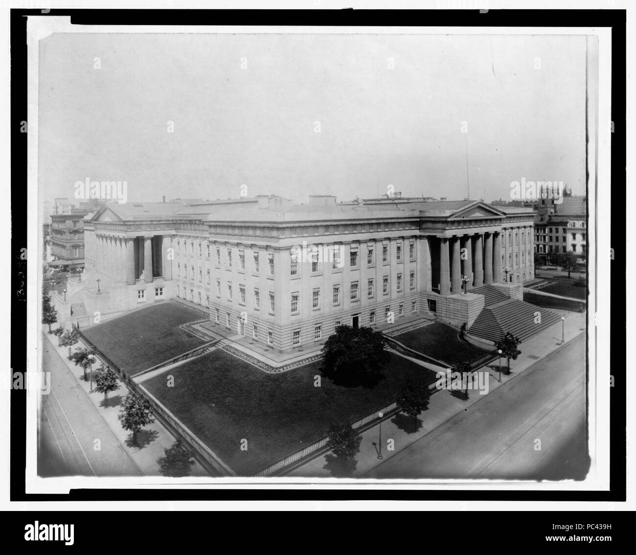 Luftaufnahme des US-Patent Office, Washington, D.C. Stockfoto
