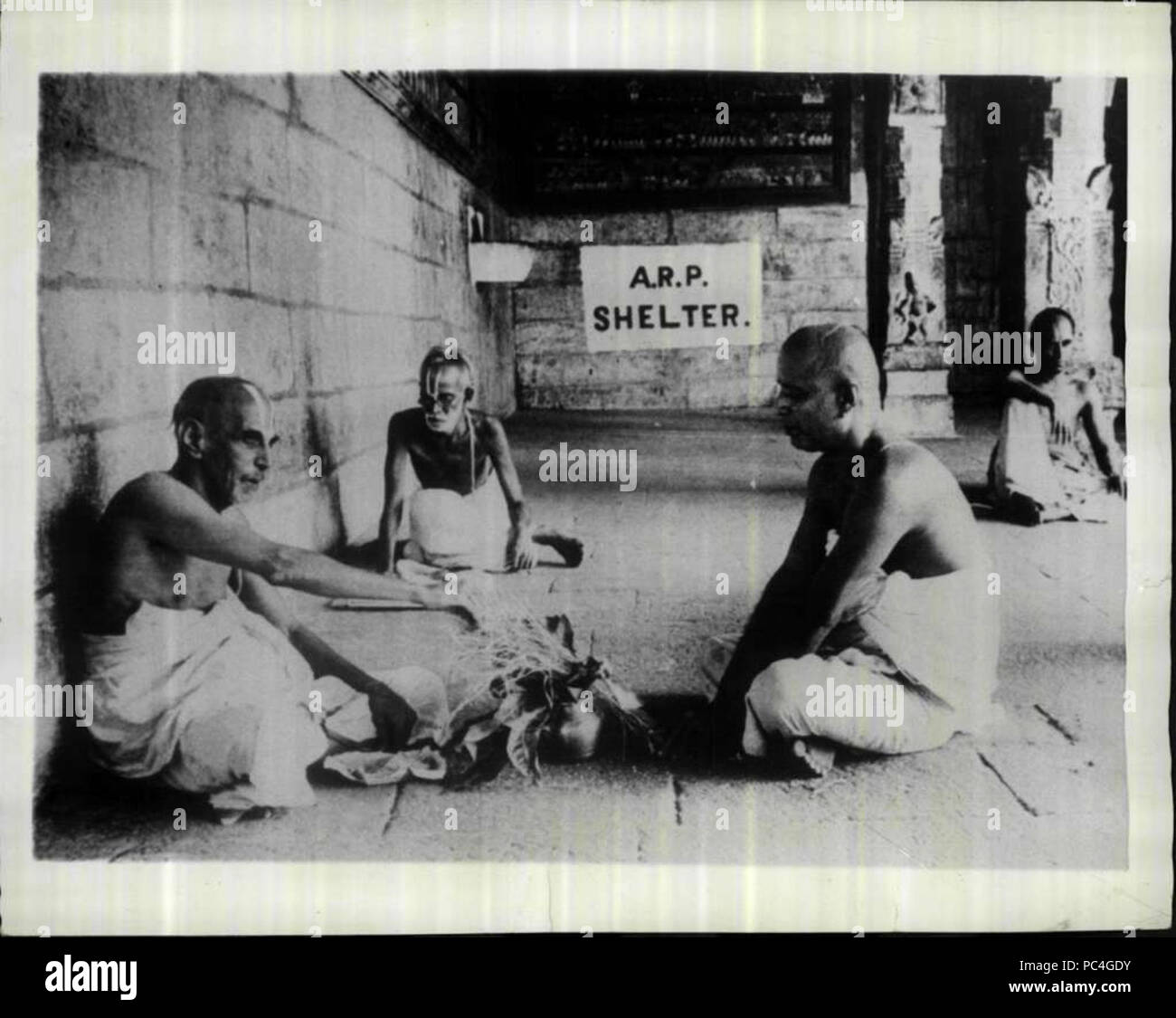 599 Die shraddh Zeremonie, Stockfoto