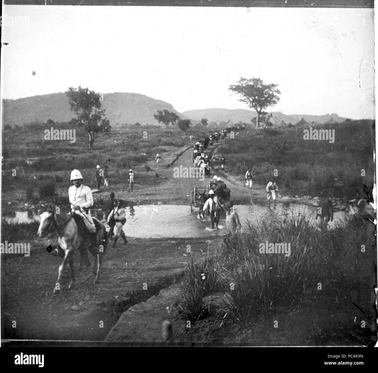 616 Troupes en Mouvement, Badrimbé, Oktober 1897 Stockfoto