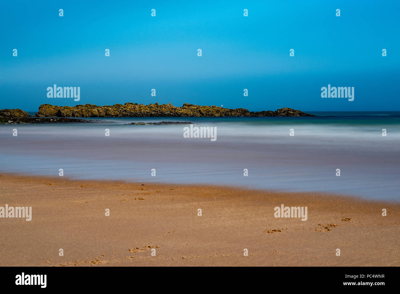 Bambugh Küste, Bamburgh, Northumberland, Großbritannien Stockfoto