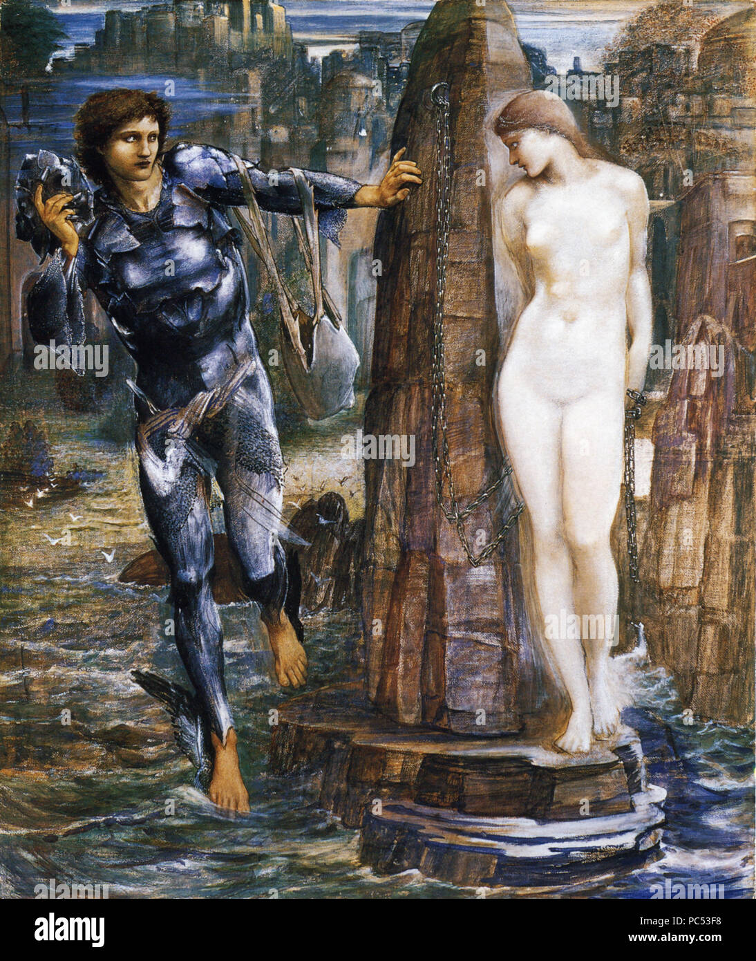 26 Edward Burne-Jones - Der Felsen von Doom, 1884-1885 Stockfoto