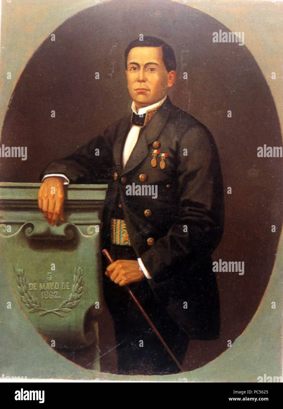 237 General Ignacio Zaragoza (Siglo XIX) Stockfoto