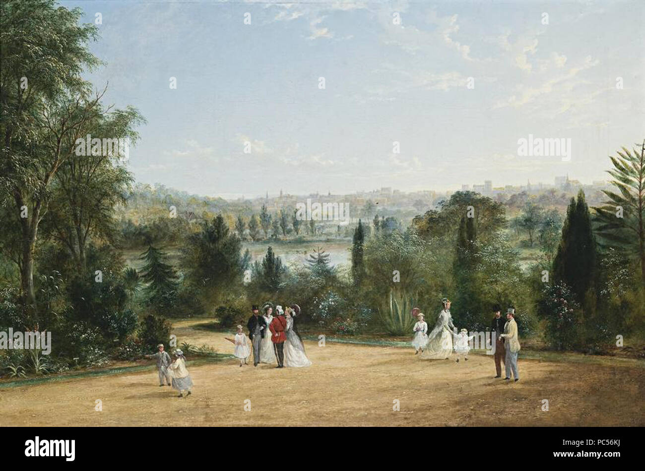 632 Sicht auf Melbourne von JH Carse im Jahr 1868 Stockfoto 632 Sicht auf Melbourne von JH Carse im Jahr 1868 Stockfoto