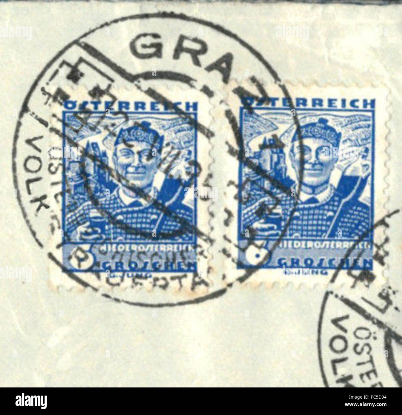664 Österreich Volkstrauertag 5 gr 25071935-4 Stockfoto