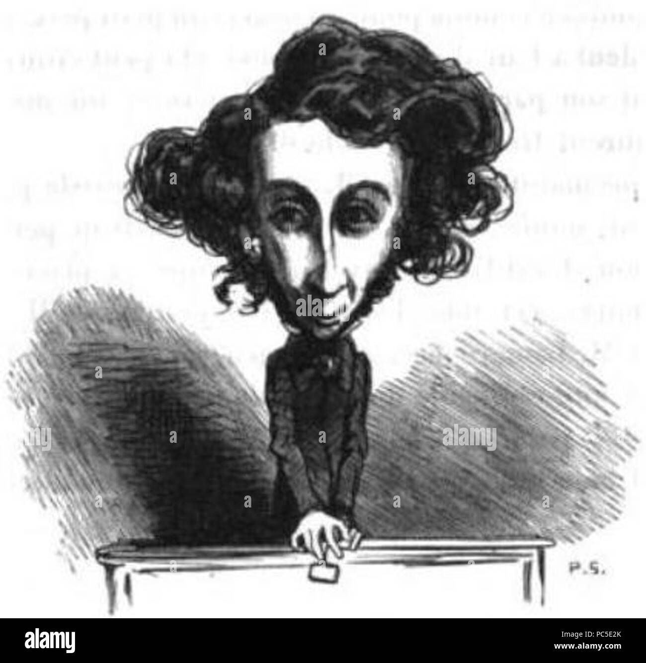 609 Tocqueville par Cham Stockfoto