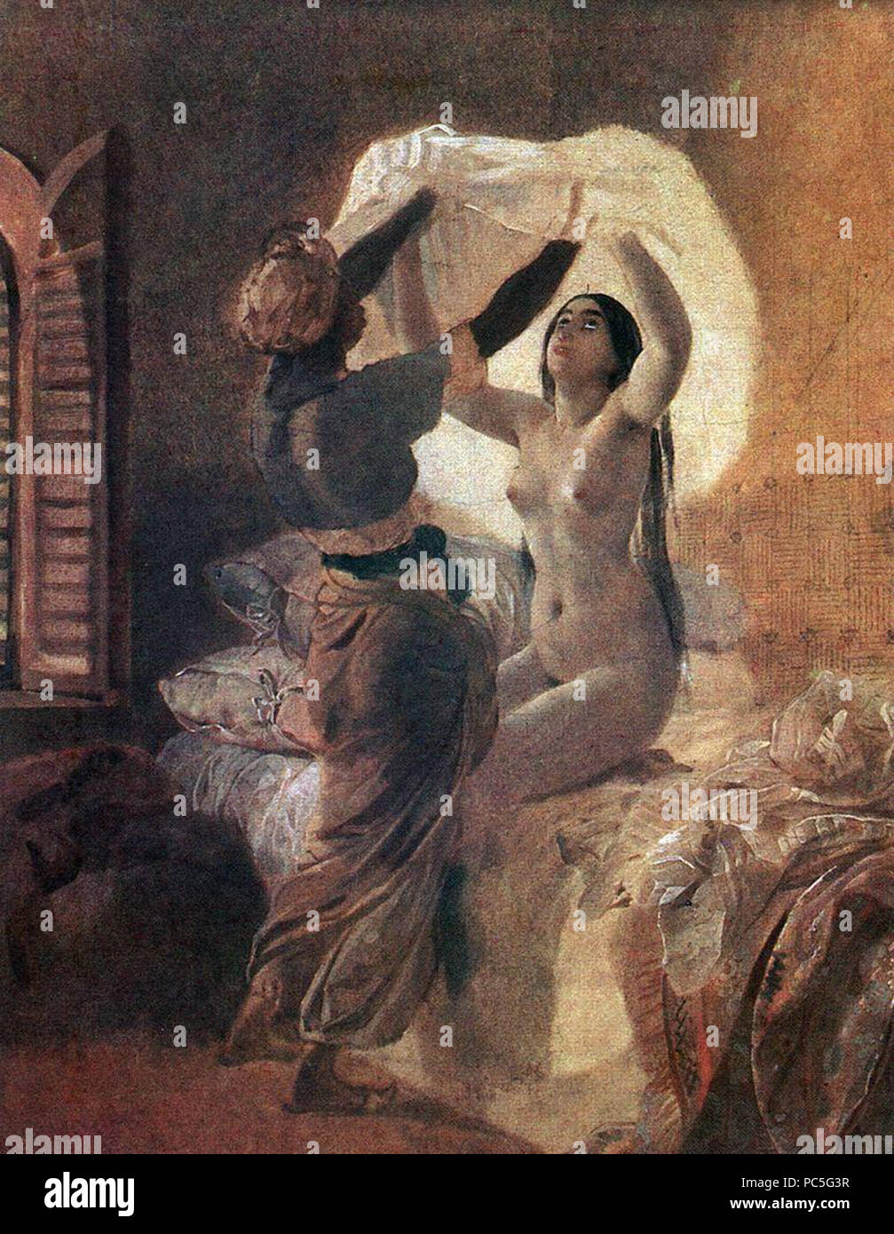 671 Брюллов Одалиска Stockfoto