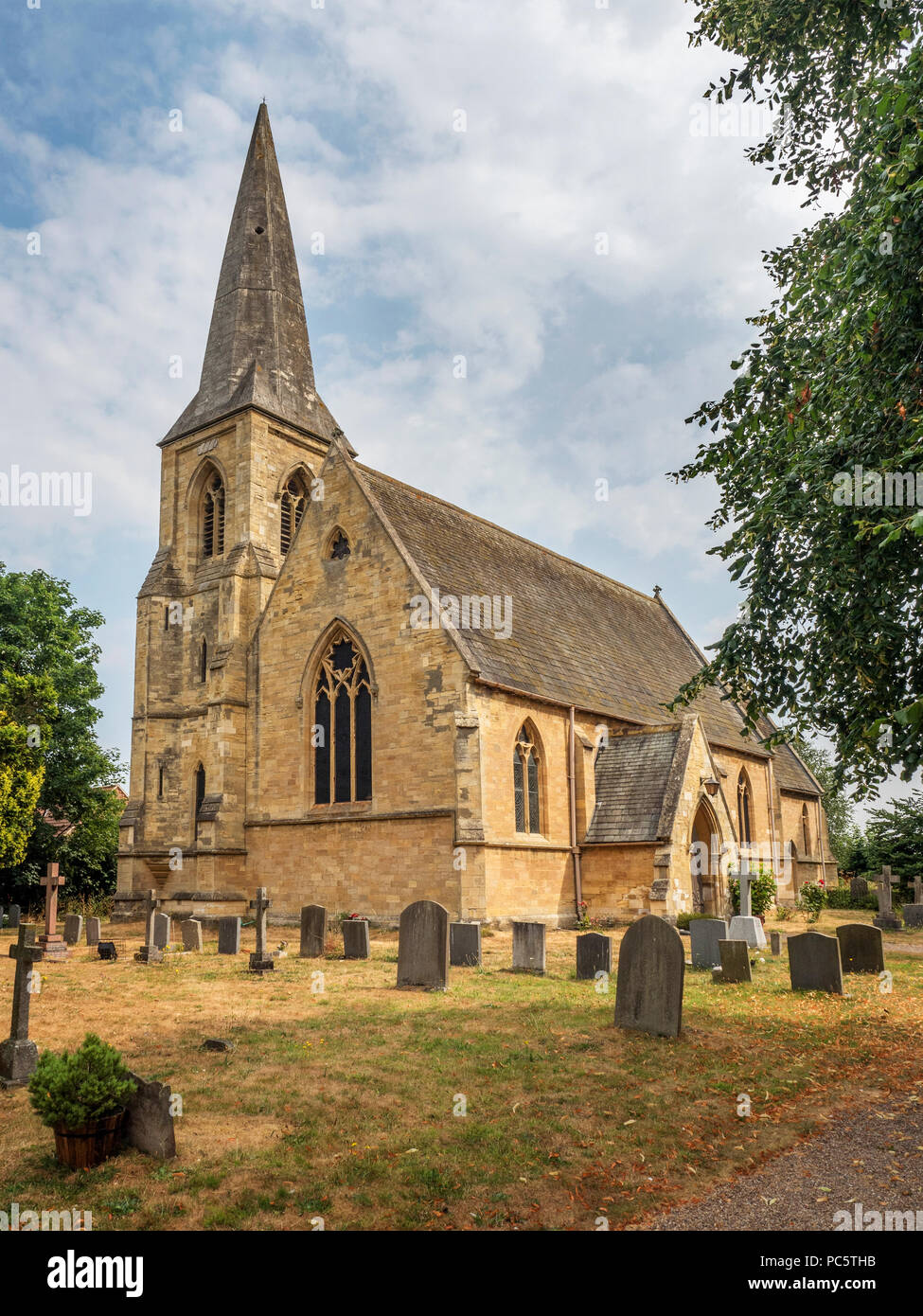 Pfarrkirche St. Matthäus in der Ortschaft Naburn in der Nähe von York Yorkshire England Stockfoto