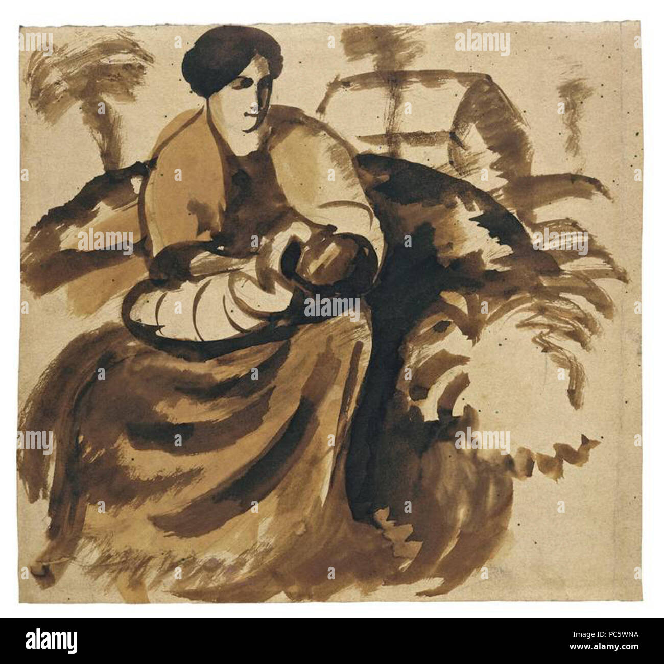 10. August Macke Murmeln und Art 1910 Stockfoto