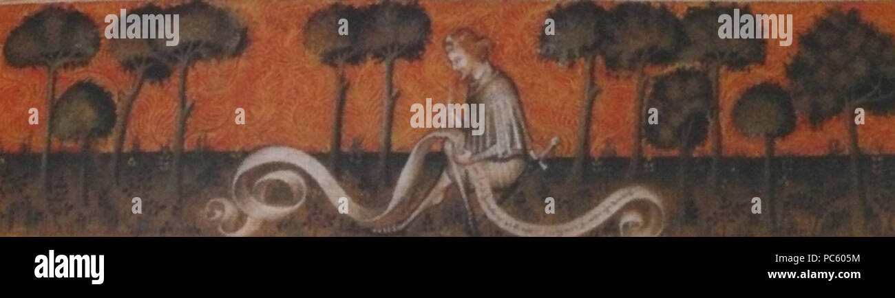 385 Machaut noty Stockfoto