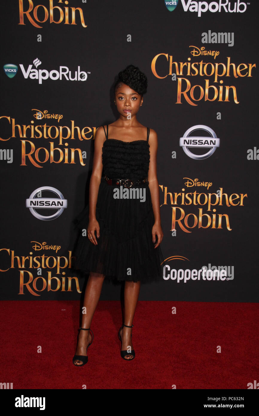 Burbank, Kalifornien, USA. 30. Juli 2018. Ski Jackson 30.07.2018 Die Weltpremiere von "Christopher Robin' an die Walt Disney Studios in Burbank, CA Foto: Cronos/Hollywood News Credit: Cronos/Alamy Leben Nachrichten gehalten Stockfoto