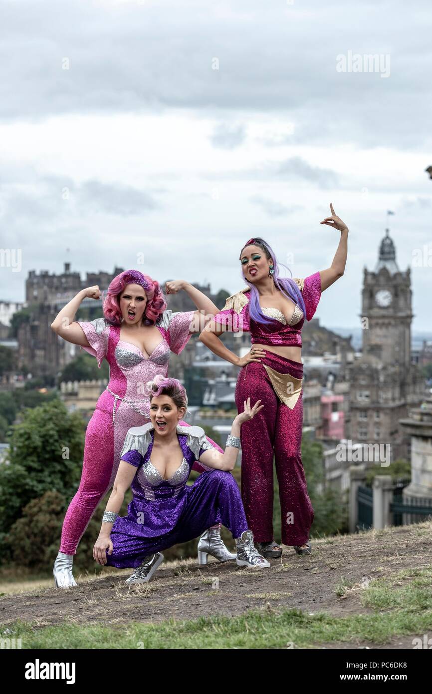 Adelaide Fringe Gewinner, Fringe Weiber Club bit Edinburgh mit ihren einvernehmlichen Partei, glitzernde Clittery bei der Montage Roxy vom 1-26 August um 20:50 Kredite: Reiche Dyson/Alamy leben Nachrichten Stockfoto