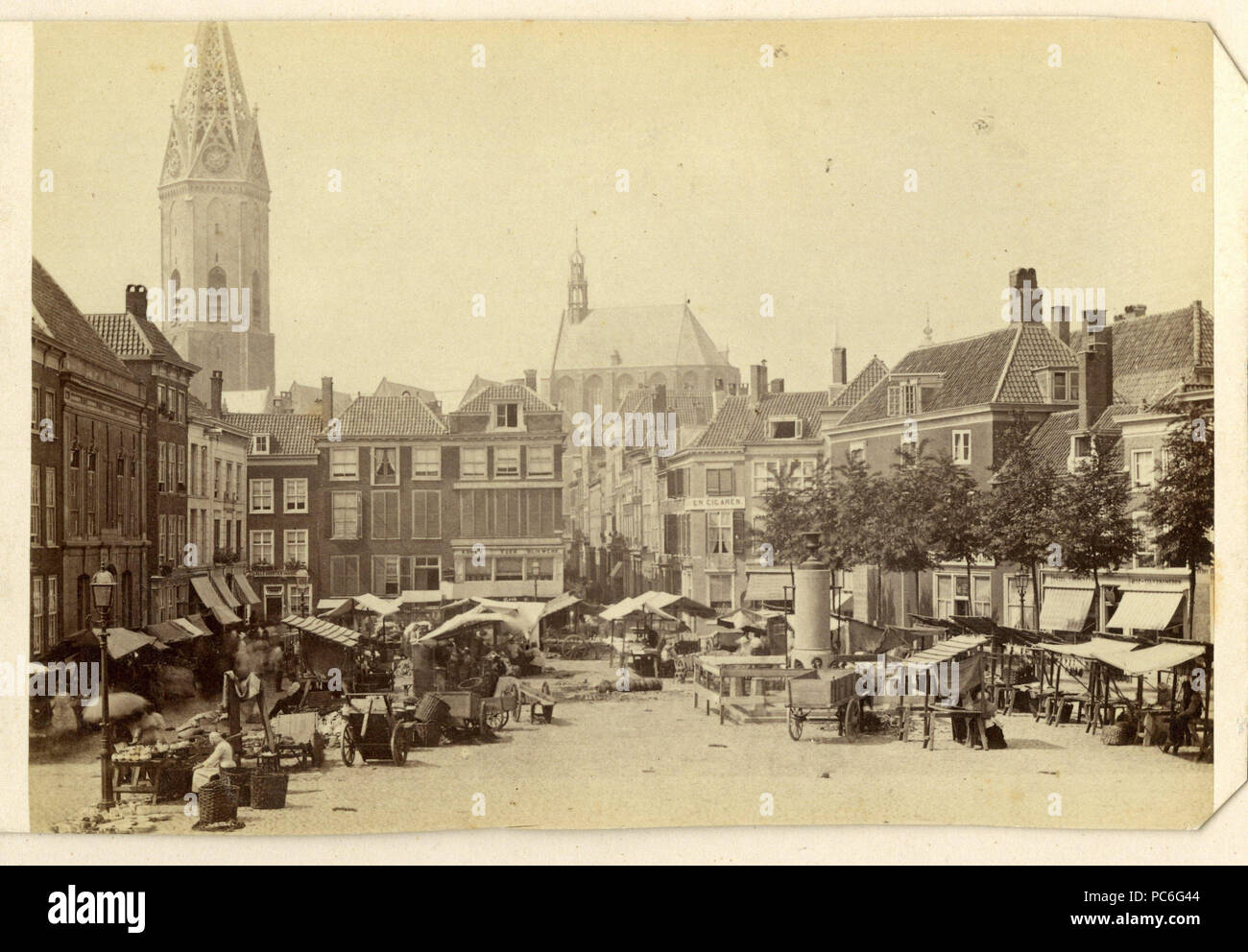 40 Grote Markt, Den Haag, 1870 Stockfoto