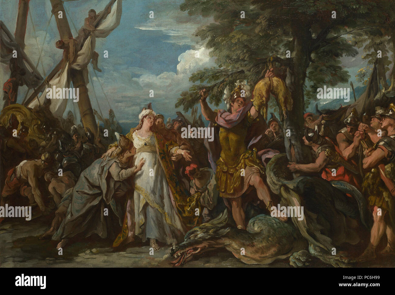 48 Jean-François de Troy - Die Erfassung der Goldenen Vlies Stockfoto