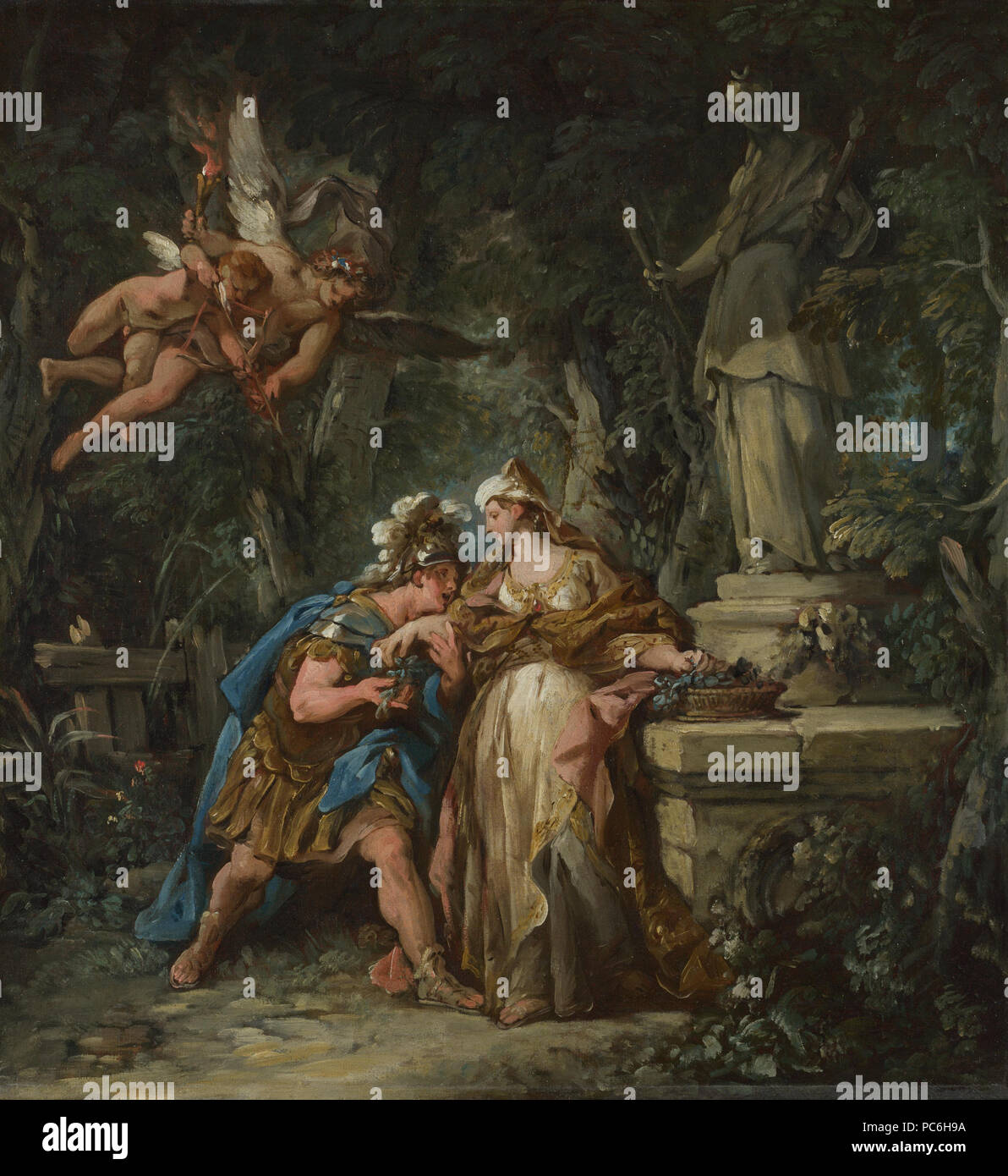 48 Jean-François de Troy - Jason schwören ewige Zuneigung zu Medea Stockfoto