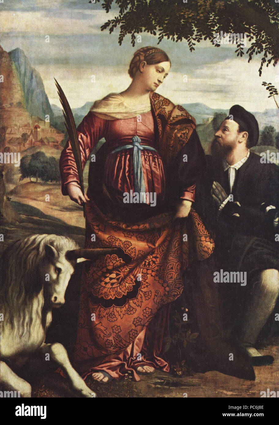 64 Moretto da Brescia 001 Stockfoto