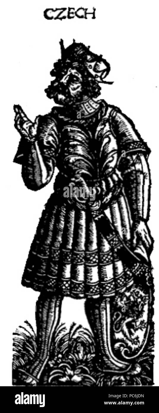 130 Chronica Polonorum Tschechische Stockfoto