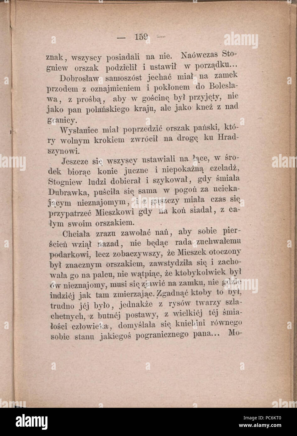 72 PL Józef Ignacy Kraszewski-Lubonie tom ICH 165 Stockfoto