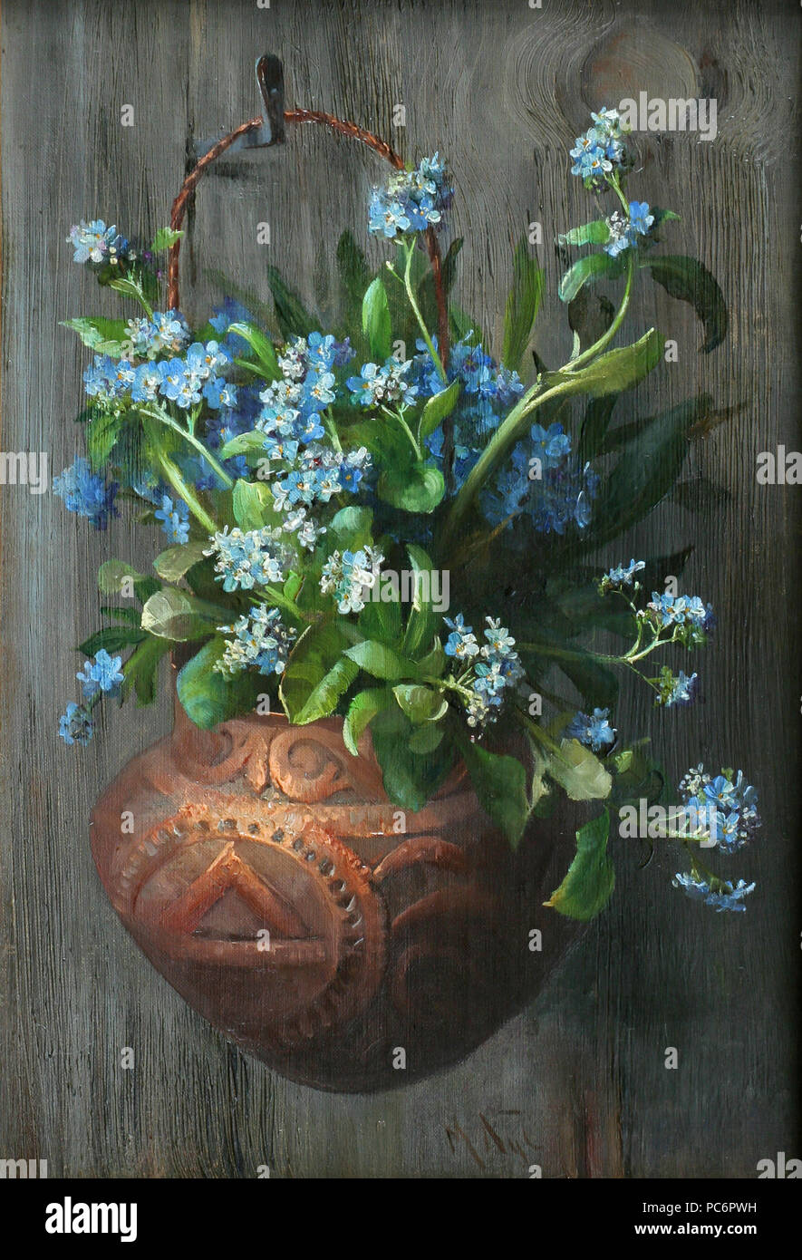 213 Forget-Me-Nots von Marie Nyl-Frosch Stockfoto