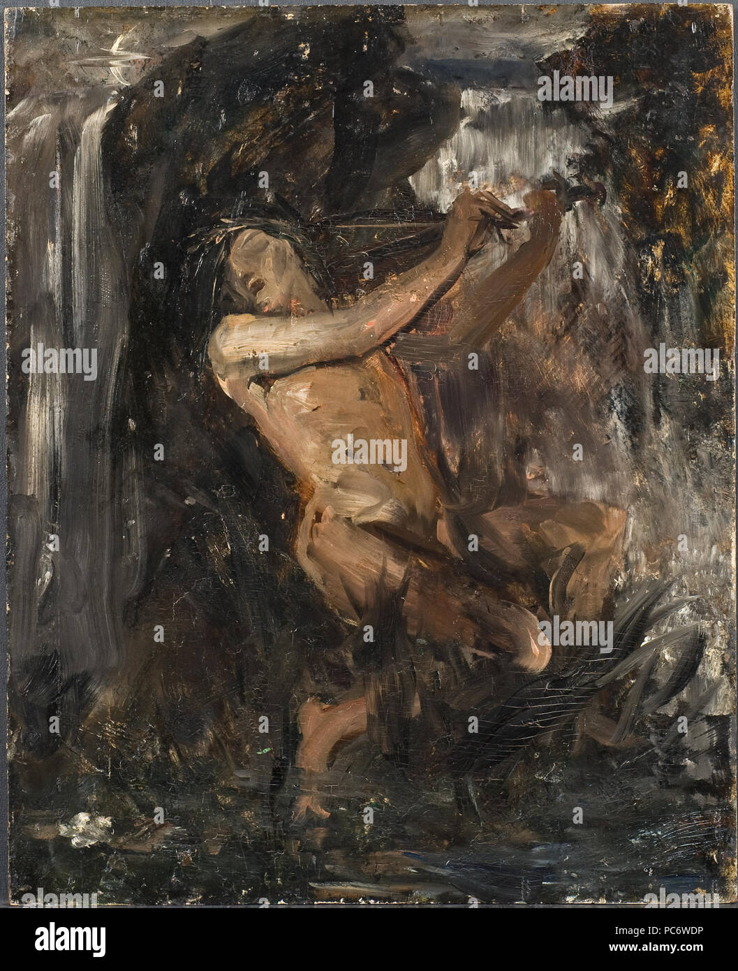 81 Skizze für das Wasser, Sprite (Ernst Josephson) - Nationalmuseum - 21269 Stockfoto