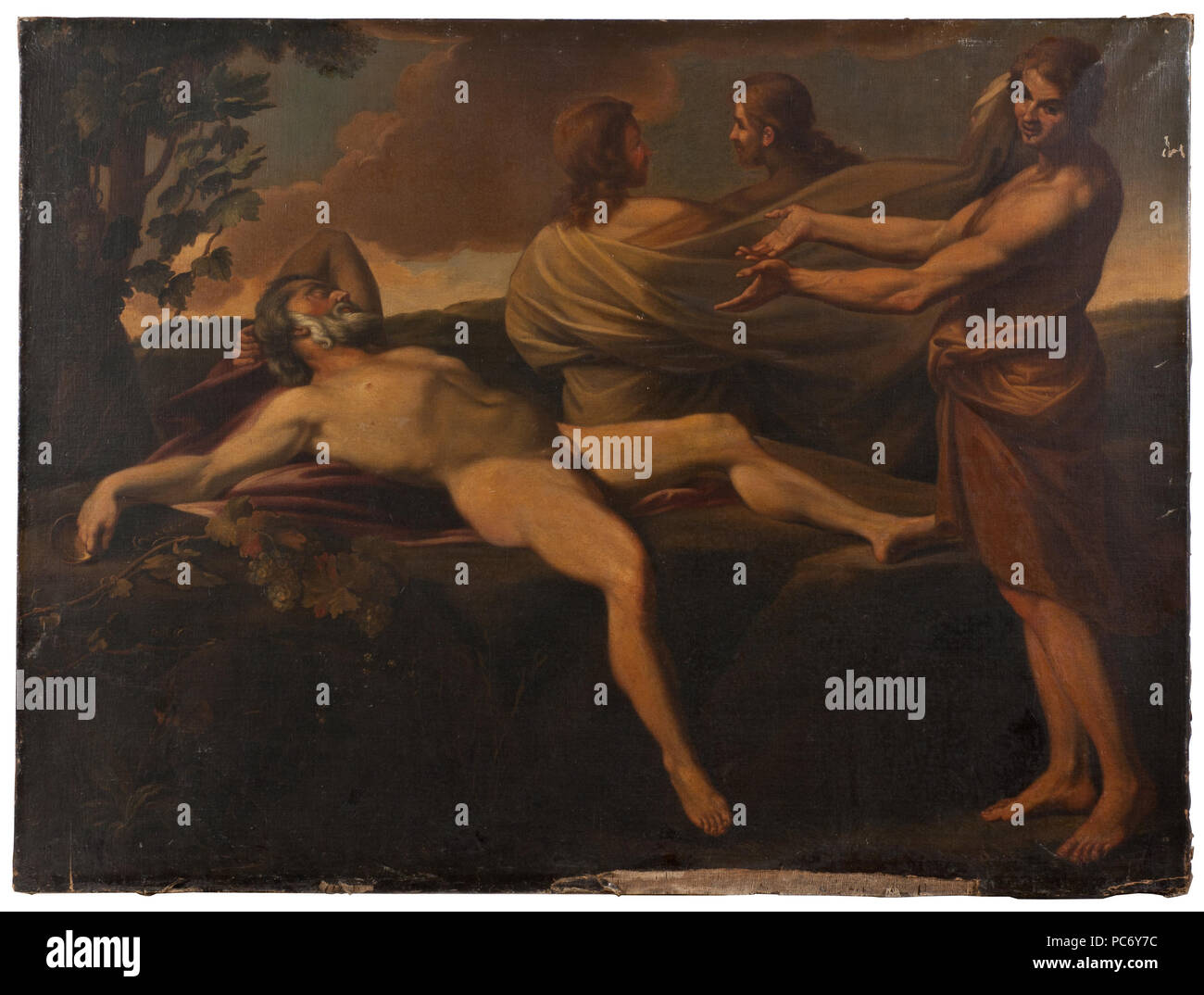 67 Noah und seine Söhne - Nationalmuseum - 17117 Stockfoto