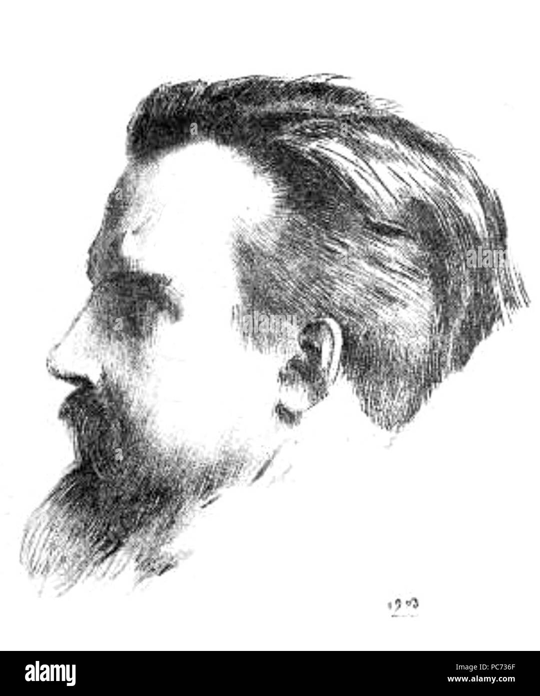 61 Maurice Denis par Odlilon Redon Stockfoto