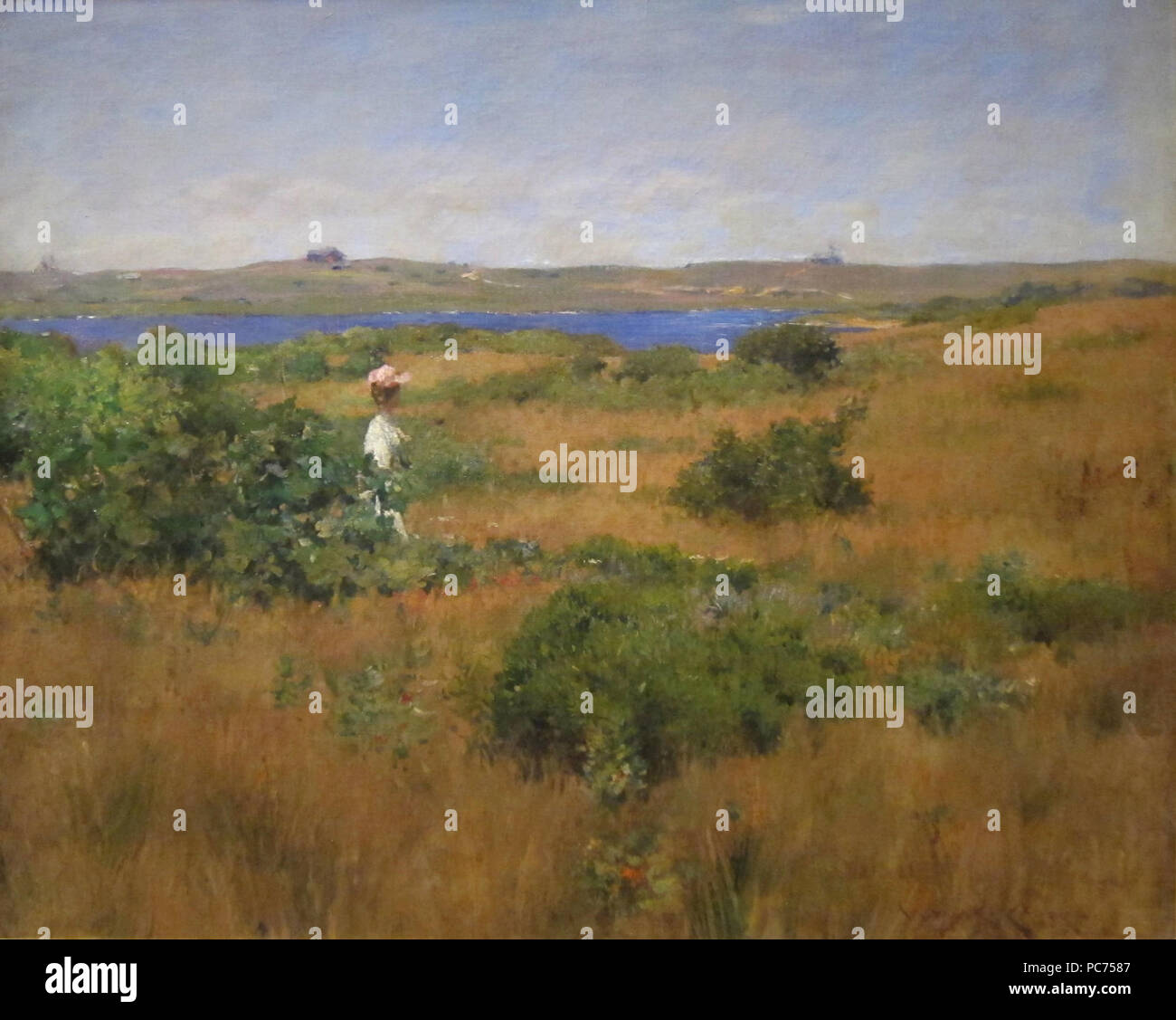 84 Sommer in Shinnecock Hills von William Merritt Chase, 1891 Stockfoto