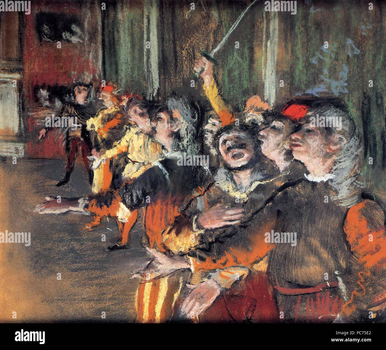 86 Der Chor 1876 Edgar Degas Stockfoto