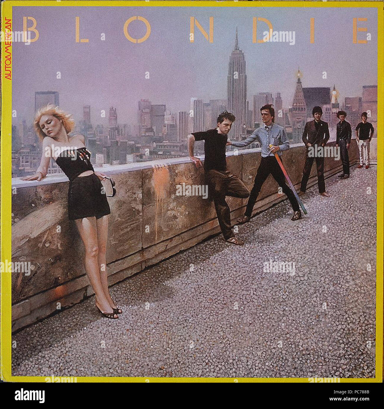 Blondie - Autoamerican - Vintage Vinyl Album Cover Stockfoto