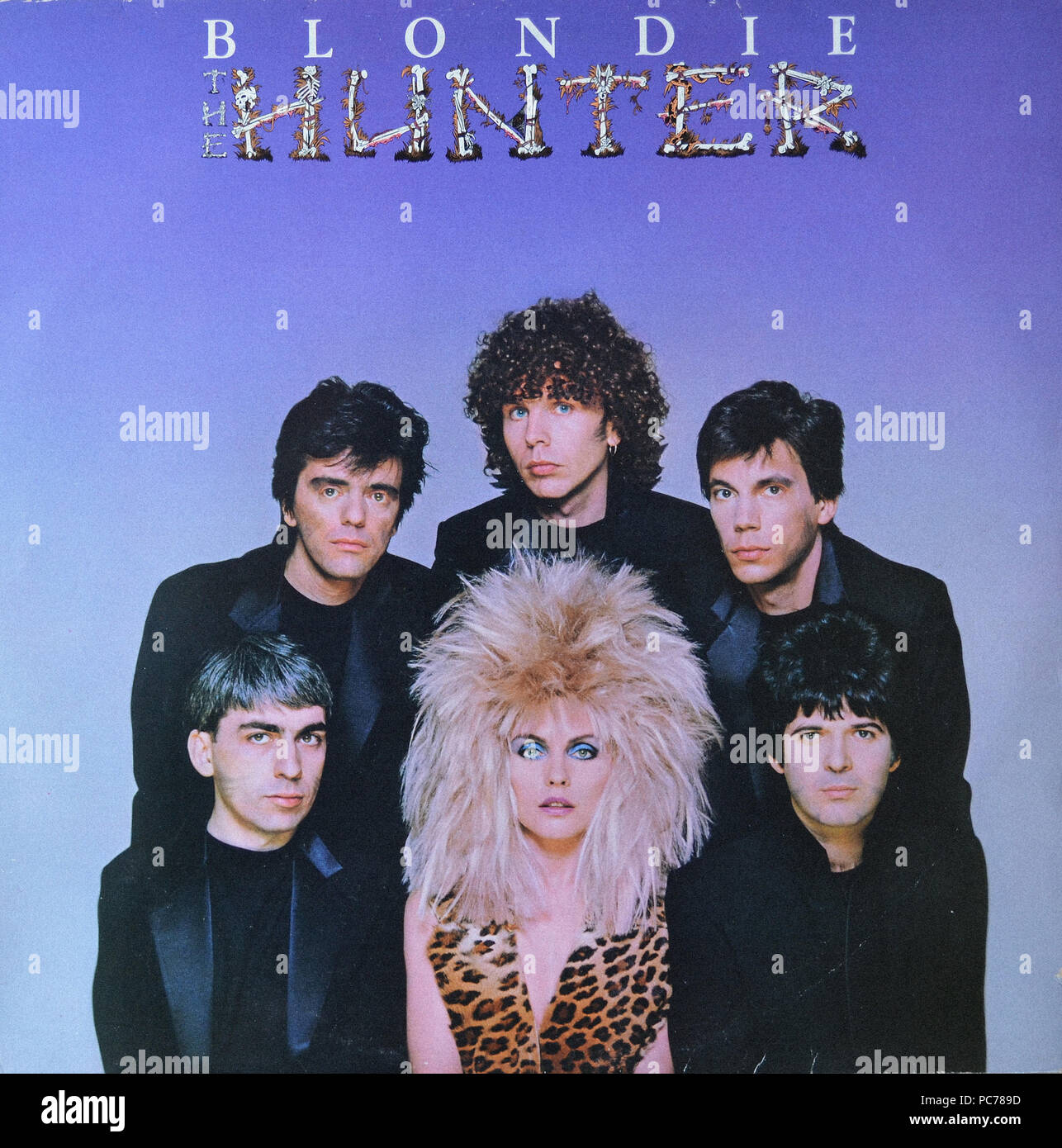 Blondie - der Jäger - Vintage Vinyl Album Cover Stockfoto