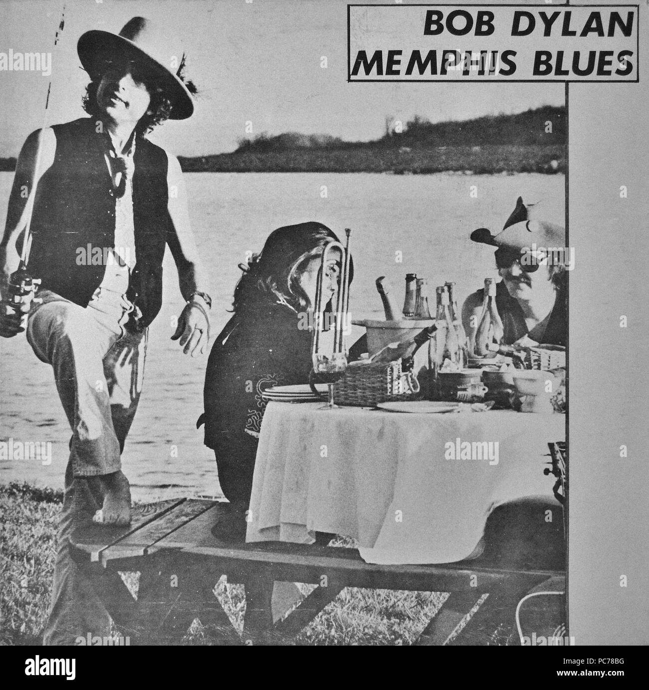 Bob Dyland - Memphis Blues - Vintage Vinyl Album Cover Stockfoto